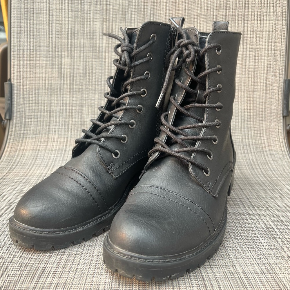 Black Combat Boots